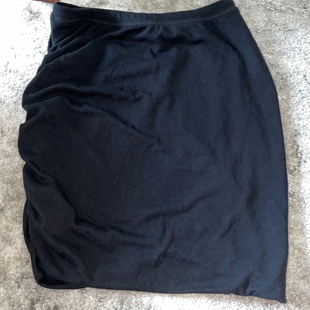 Black pencil skirt